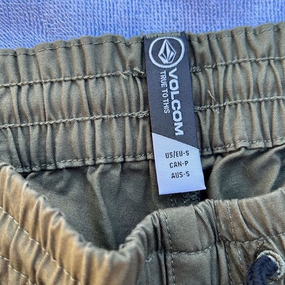 Volcom Army Green Joggers size S Soft Nice NWT - Picture 4 of 10